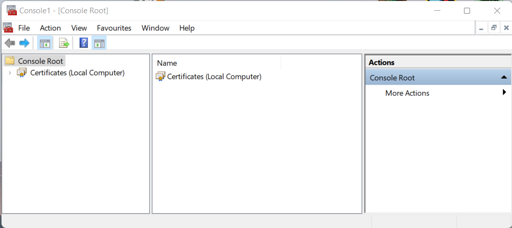 Certificates