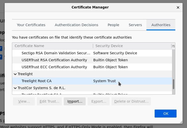 Certificates